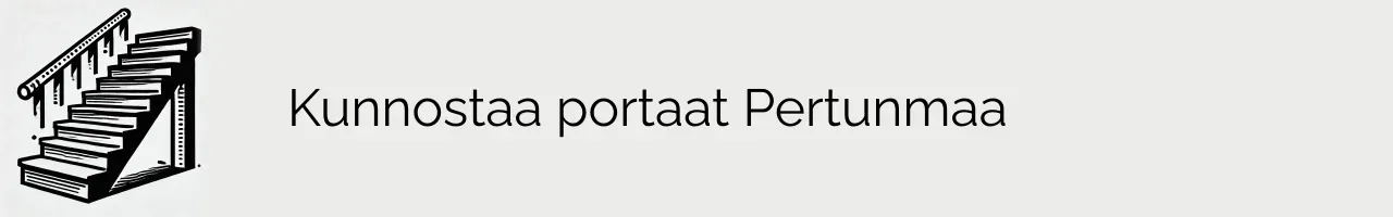 Kunnostaa portaat Pertunmaa